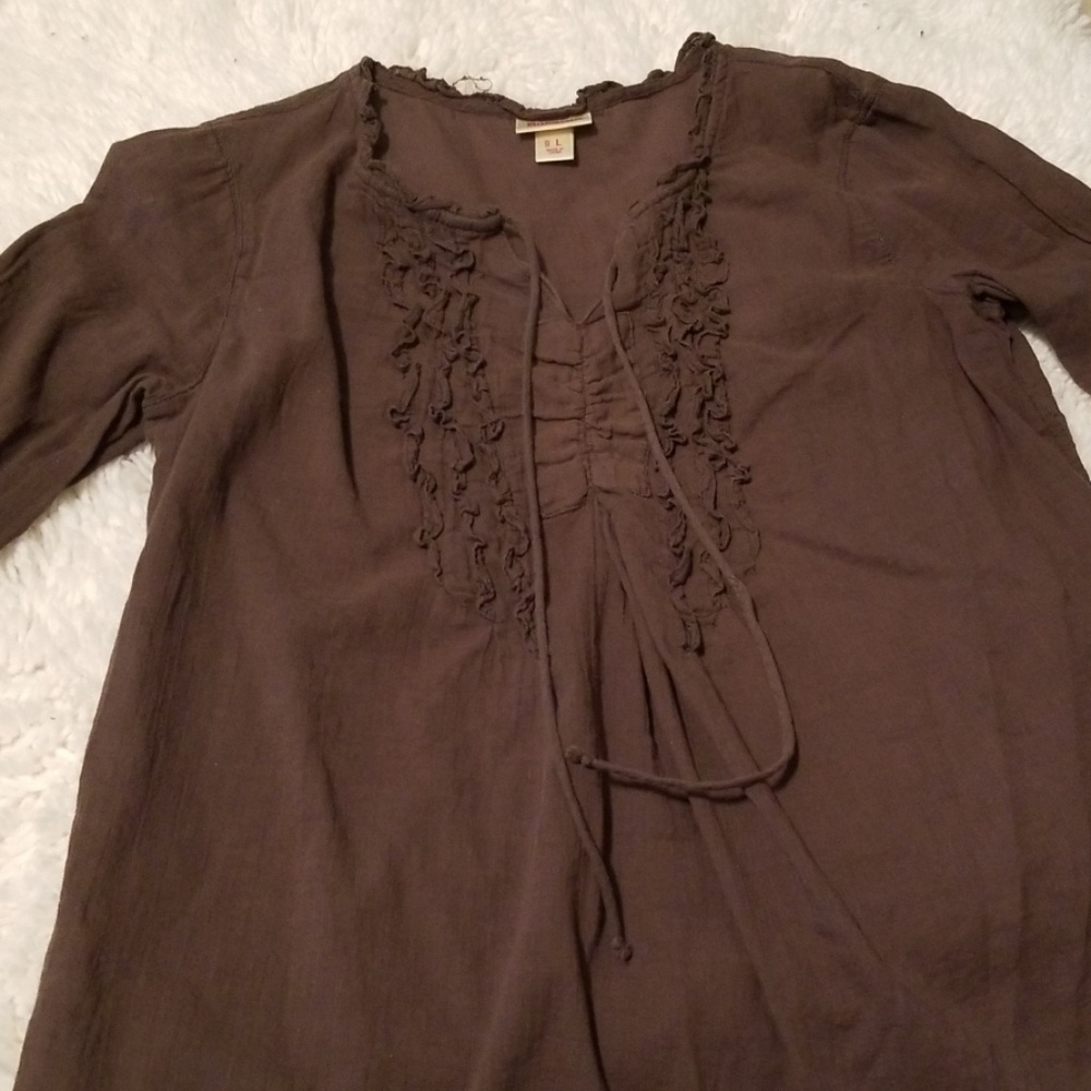 Women's ruffled frt